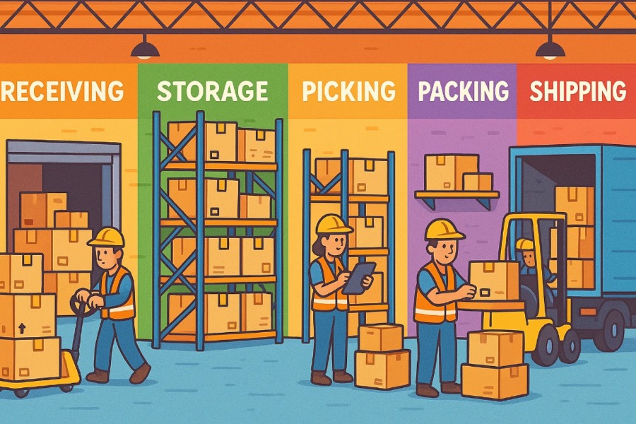 Zoning in the warehouse